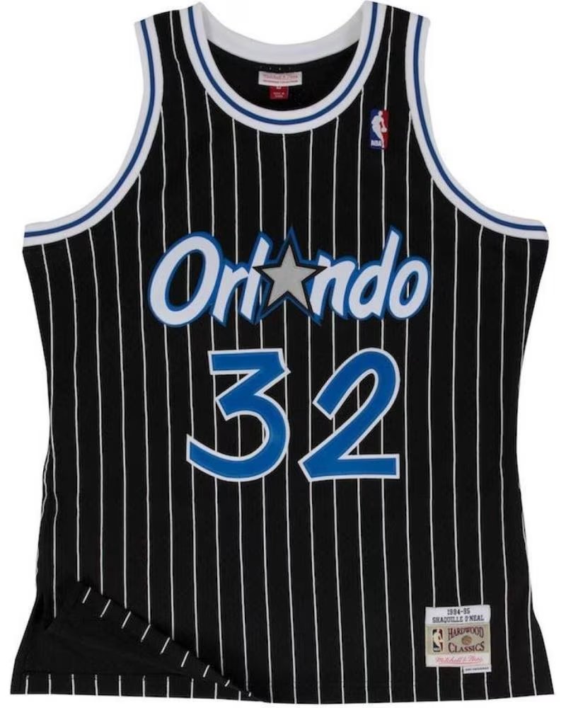 MITCHELL & NESS CAMISETA SWINGMAN NBA ORLANDO MAGIC SHAQUILLE ONEAL #32 NEGRA 1994-95 NEGRO