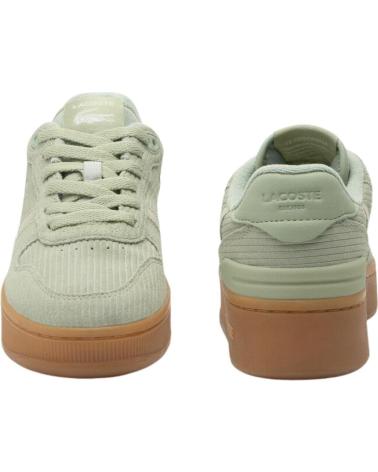 LACOSTE T-CLIP PLAT LEATHER VERDE PER DONNA VERDE