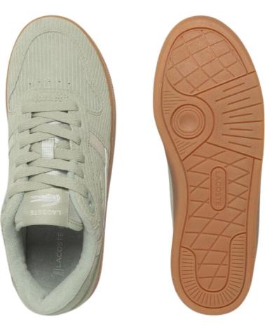 LACOSTE T-CLIP PLAT LEATHER VERDE PER DONNA VERDE