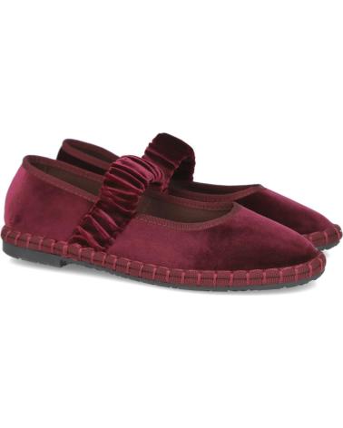 L&R SHOES SABRINAS CD-51 VELUDO BORDÔ BURDEOS