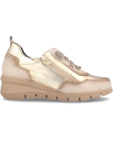 SNEAKER MARILA IN PELLE BEIGE CON SOLETTA AMMORTIZZATA E RIMOVIBILE BEIGE