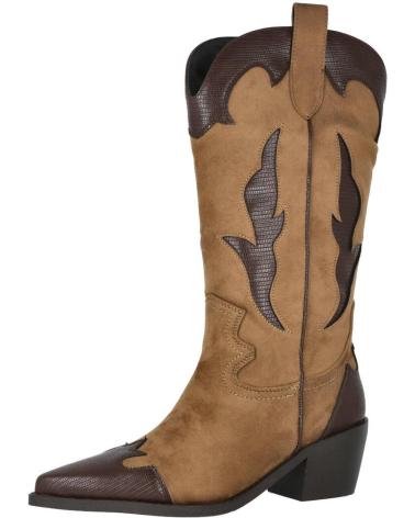 AZAREY 462K083 BOTAS COWBOY COM CANO DECORADO TOM TERRA TIERRA