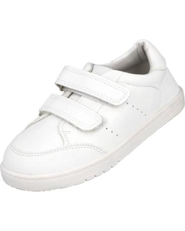 L&R SHOES FH820 TÊNIS BRANCOS COM VELCRO BLANCO