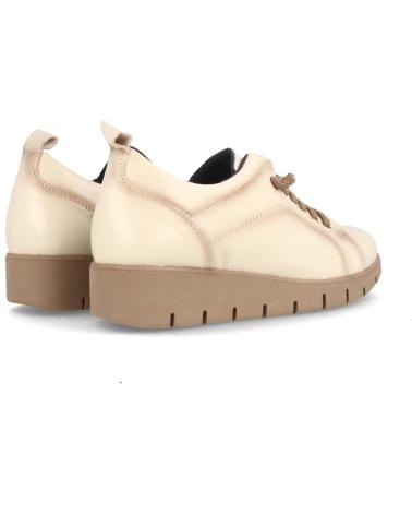 MARILA TÊNIS DE COURO ACOLCHOADO BEGE BEIGE