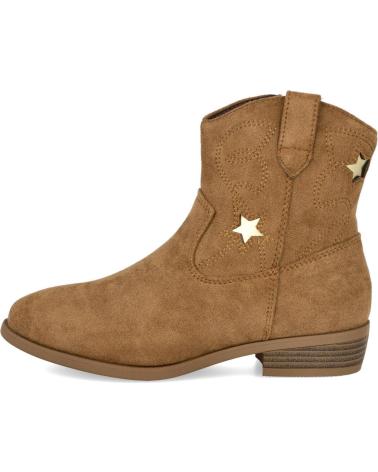 BOTAS COWBOY BUBBLE BOBBLE C1520 TAUPE COM ESTRELA DOURADA TAUPE
