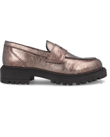 MOCASSIM DE COURO MARILA MILANO GORAN CROMO CHUMBO PLOMO