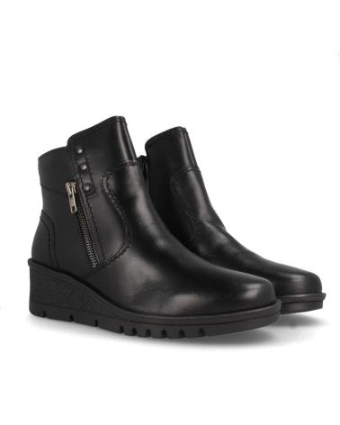 MARILA BOTIN DE PIEL CON CUNA VILLENA NEGRO