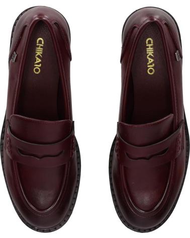 MOCASSINI CON TACCO CHIKA10 PILAR 26 COLORE VINO VINO-WINE