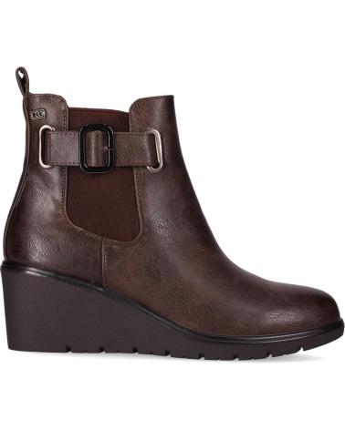 CHIKA10 CLAKISA 03 BROWN ANKLE BOOTS MARRON-BROWN