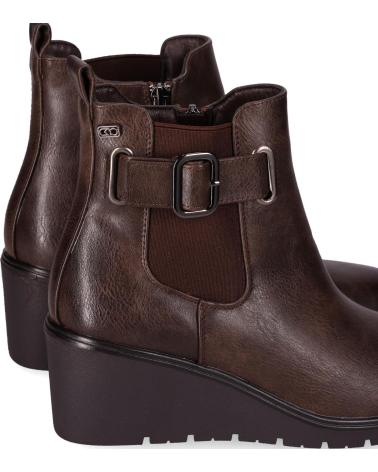 CHIKA10 CLAKISA 03 BROWN ANKLE BOOTS MARRON-BROWN