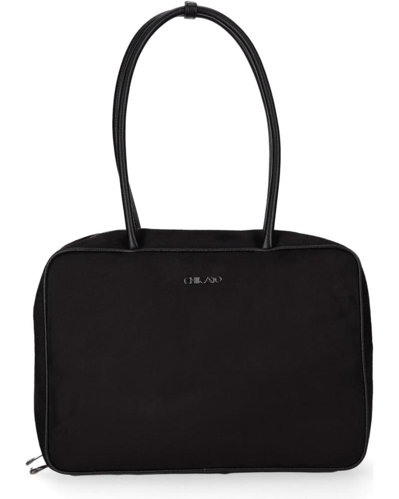 BOLSA TOTE CHIKA10 FIESTA 02 PRETO NEGRO-BLACK