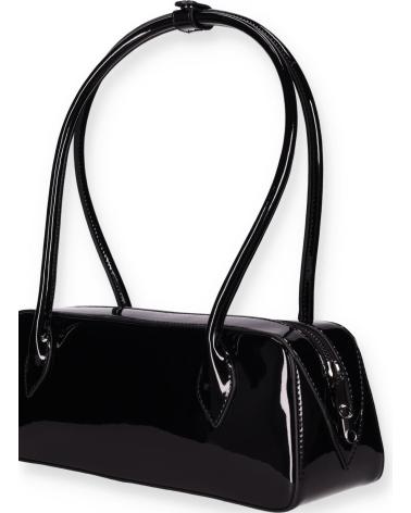 MALA DE MÃO CHIKA10 MARCHON 01 PRETO BRILHANTE NEGRO-BLACK