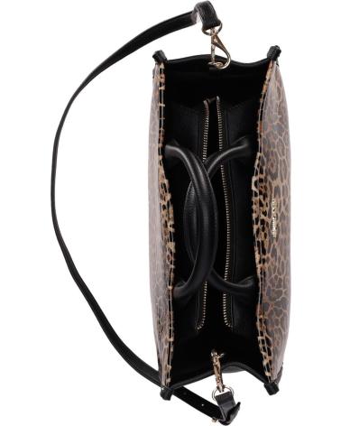 BOLSA TOTE CHIKA10 PARRANDA 02 COM ESTAMPA LEOPARDO LEOPARDO-LEOPARD