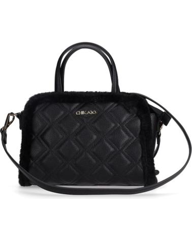 MALA DE MÃO ACOLCHOADA CHIKA10 LOBITA 02 PRETO NEGRO-BLACK
