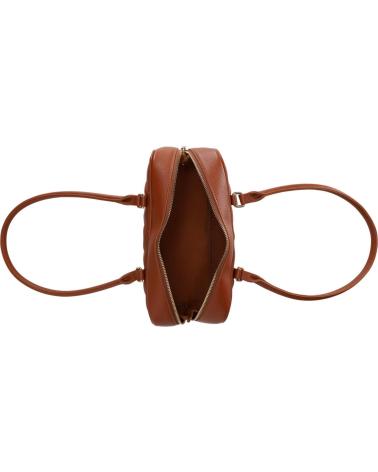 CHIKA10 LOBITA 04 TAN LEATHER QUILTED SHOULDER BAG CUERO-TAN