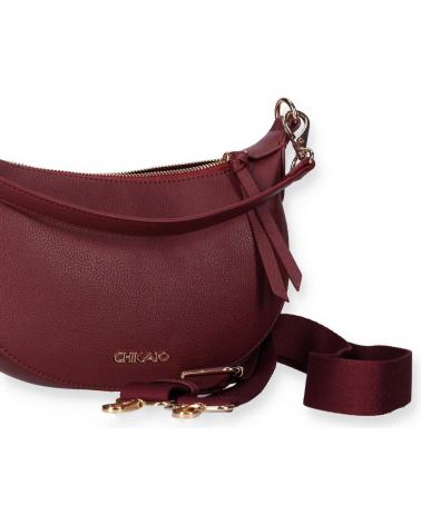 CHIKA10 FARRA 01 BURGUNDY SHOULDER BAG BURDEOS-BURGUNDY