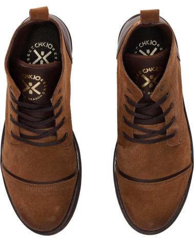 BOTTINES EN CUIR CHIKA10 ST TRUMP 5810 COULEUR CAMEL CAMEL-CAMEL