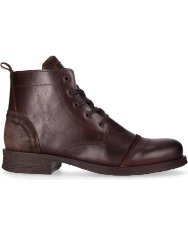 BOTTES À LACETS CHIKA10 ST TRUMP 5810 EN CUIR MARRON MARRON-BROWN