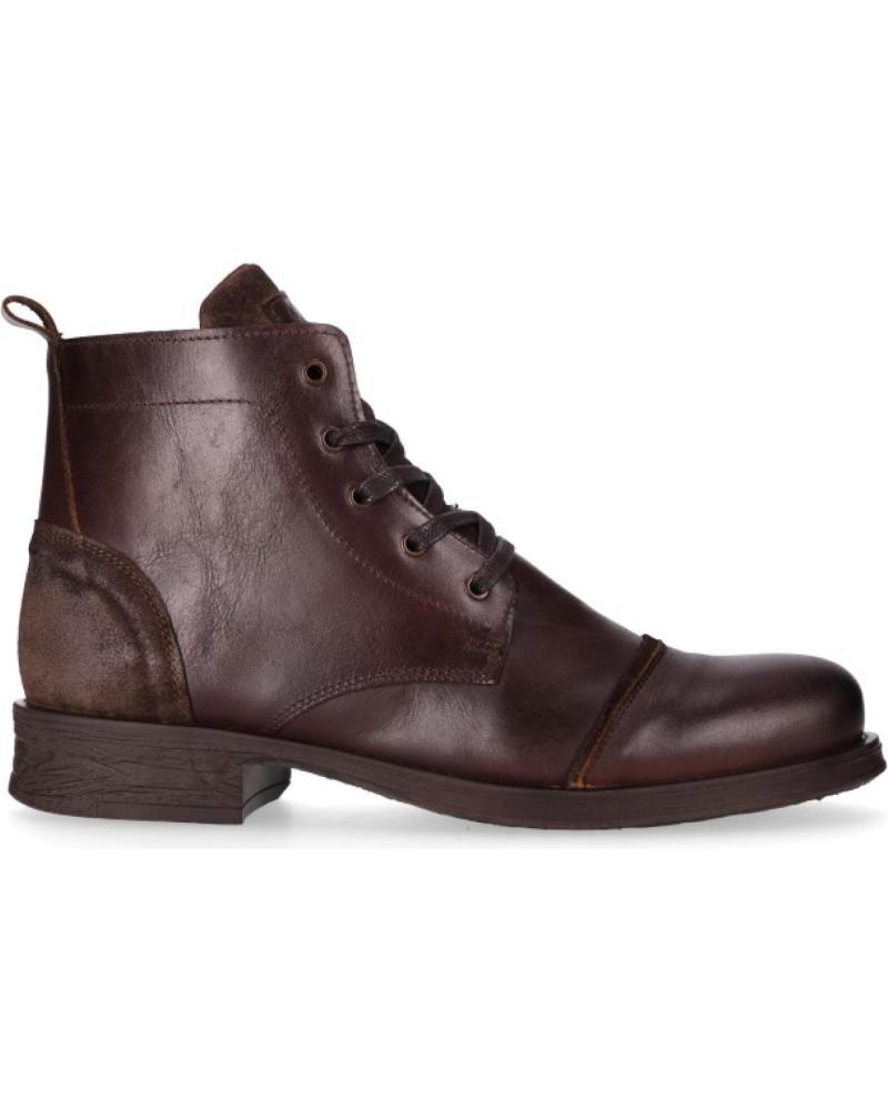 BOTTES À LACETS CHIKA10 ST TRUMP 5810 EN CUIR MARRON MARRON-BROWN
