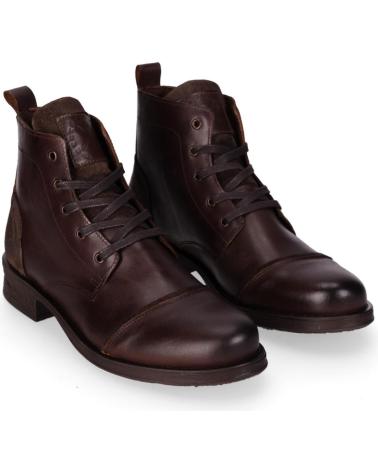 BOTTES À LACETS CHIKA10 ST TRUMP 5810 EN CUIR MARRON MARRON-BROWN