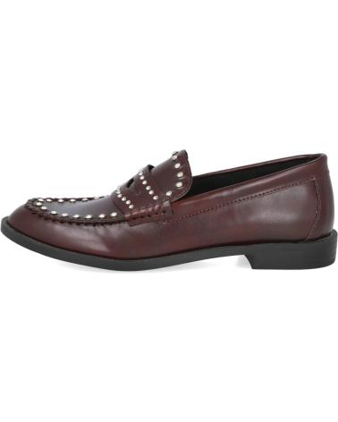 CORINA M5700 MOCASSINS FLATS BORDÔ COM TACHAS BURDEOS
