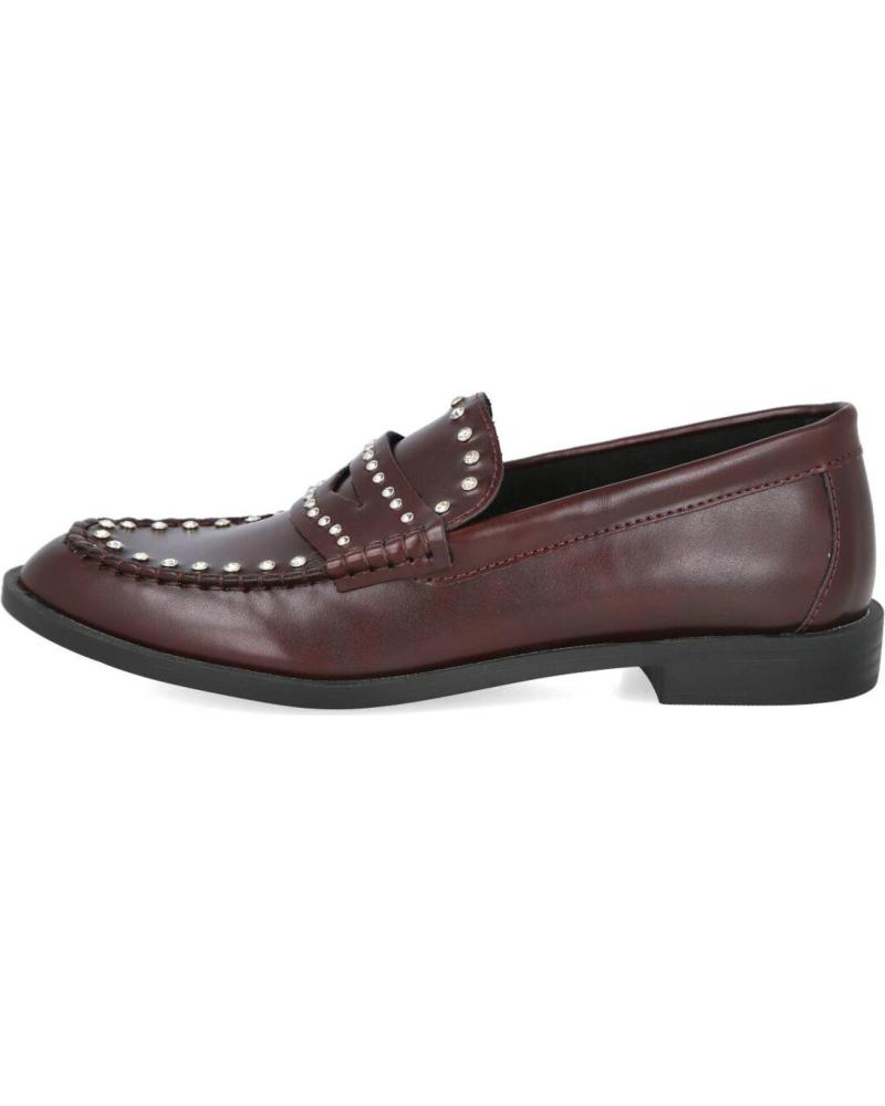 CORINA M5700 MOCASSINS FLATS BORDÔ COM TACHAS BURDEOS