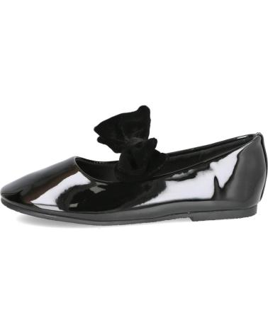 SABRINAS BUBBLE BOBBLE C1531 EM VERNIZ PRETO COM LAÇO NEGRO