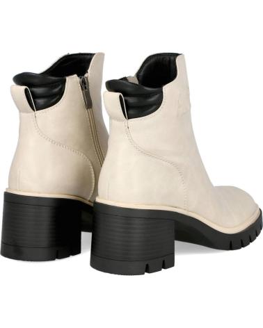 AZAREY BOTÍN 462K269 CON TACÓN ANCHO BEIGE Y SUELA TRACK BEIGE