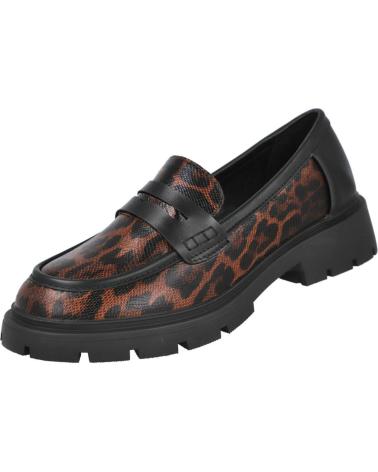 AZAREY 459K050 MOCASSINI STAMPA LEOPARDO MARRONE MARRON