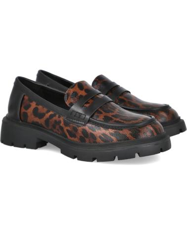 AZAREY 459K050 MOCASSINI STAMPA LEOPARDO MARRONE MARRON