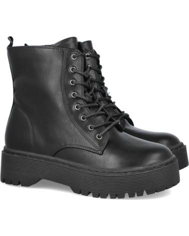 L&R SHOES STIVALI MILITARI DAVINIA BL137-1 NERI NEGRO