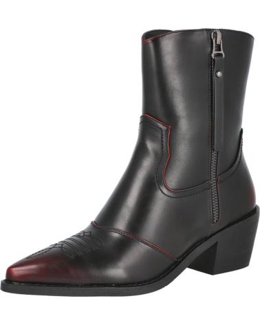 BOTÍN COWBOY AZAREY 462K174 EN BURDEOS BURDEOS