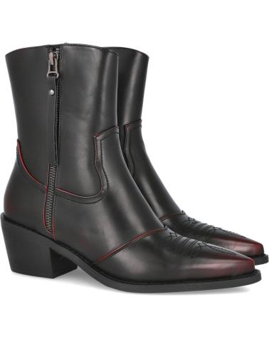 BOTÍN COWBOY AZAREY 462K174 EN BURDEOS BURDEOS