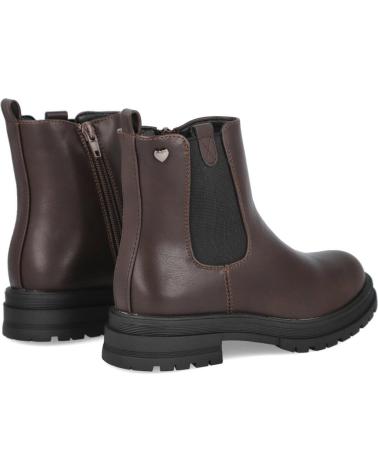 BUBBLE BOBBLE KIDS ANKLE BOOTS C1551 BROWN CHELSEA STYLE MARRON
