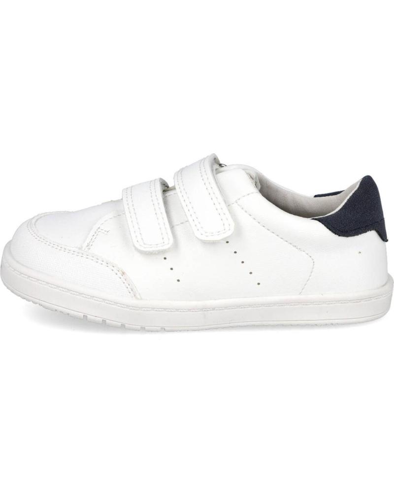 L&R SHOES FH820 SNEAKER WEISS UND BLAU MIT KLETTVERSCHLUSS BLANCO AZUL