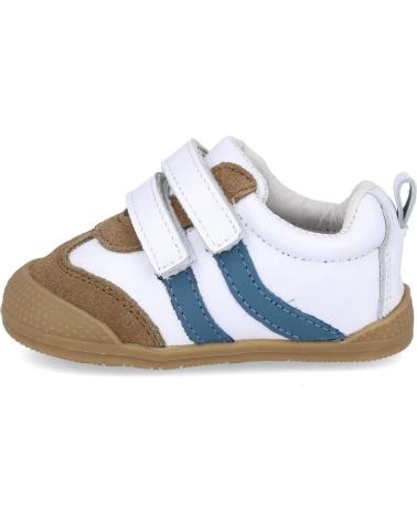 BUBBLE BOBBLE C1493 - ZAPATILLAS BAREFOOT DE VELCRO AZULES AZUL