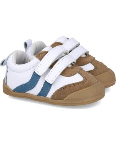 BUBBLE BOBBLE C1493 - ZAPATILLAS BAREFOOT DE VELCRO AZULES AZUL
