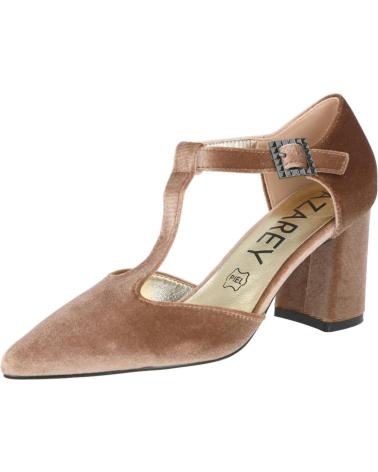 AZAREY 459K215 - TAUPE VELVET T-STRAP MARY JANE SHOES TAUPE