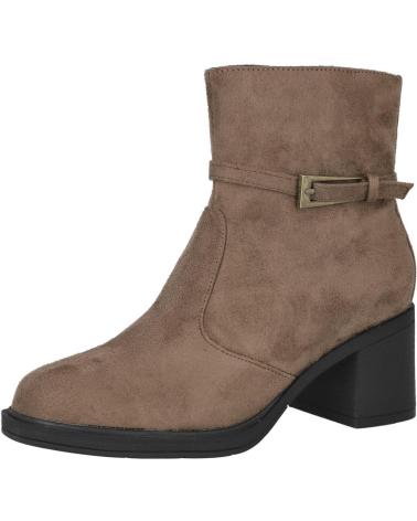 STIVALETTI CON TACCO MEDIO L&R SHOES DAVINIA BL132-3 TAUPE TAUPE