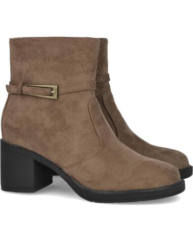 STIVALETTI CON TACCO MEDIO L&R SHOES DAVINIA BL132-3 TAUPE TAUPE