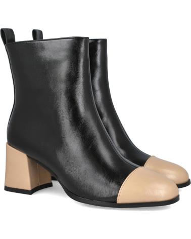 AZAREY BOTÍN 578K250 COMBINADO NEGRO CON TACÓN CUADRADO NEGRO