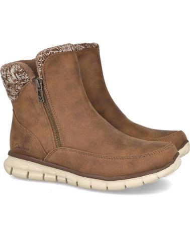 SKECHERS 167941 SYNERGY - COLLAB RUTSCHFESTE STIEFELETTEN KASTANIE CASTANA