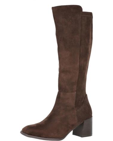 BOTAS DE SALTO ALTO L&R SHOES B5805 COR CAFÉ CAFE