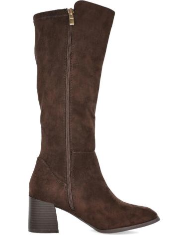 BOTAS DE SALTO ALTO L&R SHOES B5805 COR CAFÉ CAFE