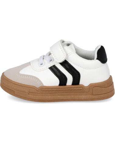 BUBBLE BOBBLE C1177 BASKETS DÉCONTRACTÉES BLANC-NOIR BLANCO-NEGRO