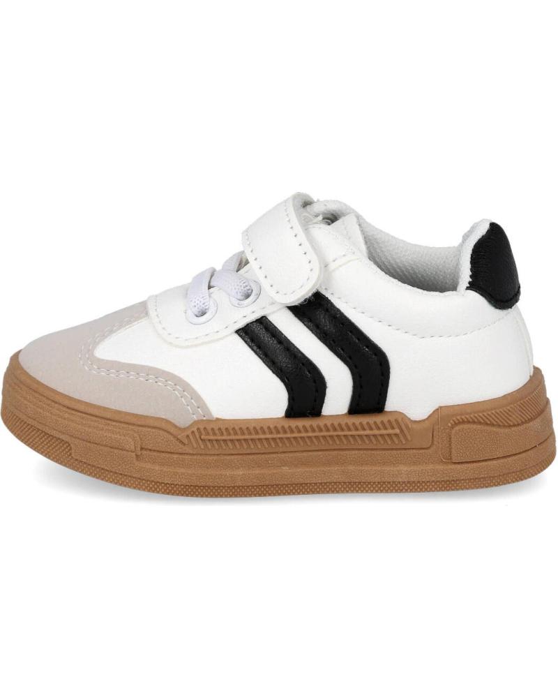 BUBBLE BOBBLE C1177 BASKETS DÉCONTRACTÉES BLANC-NOIR BLANCO-NEGRO
