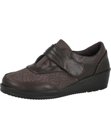 L&R SHOES DAVINIA BL125-2 SCARPE COMFORT MARRONI MARRON