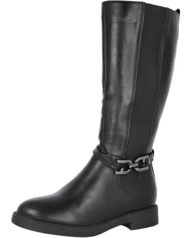 L&R SHOES DAVINIA BL133-5 STIVALI ALTI PIATTI NERI NEGRO