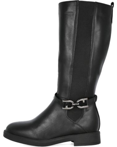 L&R SHOES DAVINIA BL133-5 STIVALI ALTI PIATTI NERI NEGRO