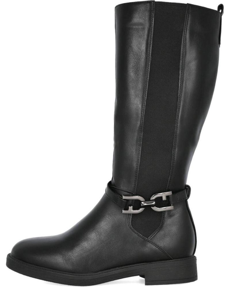 L&R SHOES DAVINIA BL133-5 STIVALI ALTI PIATTI NERI NEGRO